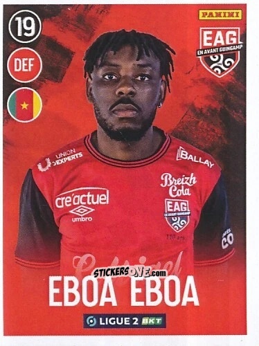 Cromo Félix Eboa Eboa - FOOT 2022-2023 Ligue 2
 n. 107 - Panini