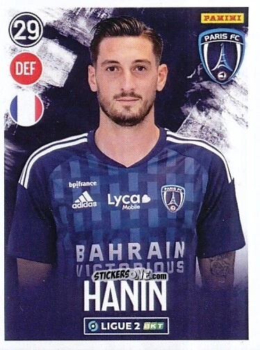 Figurina Florent Hanin - FOOT 2022-2023 Ligue 2
 n. 201 - Panini