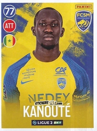 Figurina Franck Kanouté - FOOT 2022-2023 Ligue 2
 n. 283 - Panini