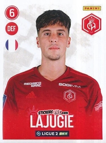 Figurina François Lajugie - FOOT 2022-2023 Ligue 2
 n. 18 - Panini
