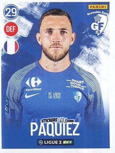 Sticker Gaëtan Paquiez - FOOT 2022-2023 Ligue 2
 n. 95 - Panini