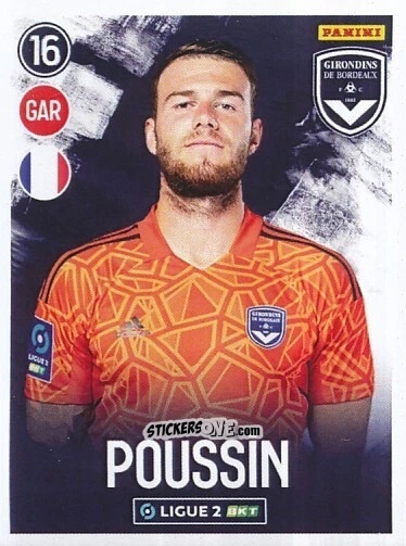 Cromo Gaëtan Poussin - FOOT 2022-2023 Ligue 2
 n. 46 - Panini