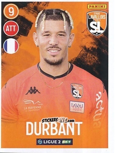 Figurina Geoffray Durbant - FOOT 2022-2023 Ligue 2
 n. 148 - Panini