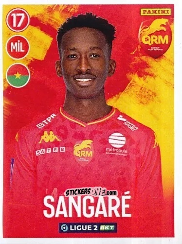 Sticker Gustavo Sangaré - FOOT 2022-2023 Ligue 2
 n. 236 - Panini