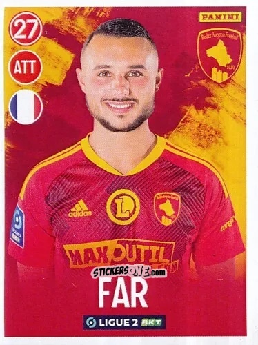 Figurina Hatim Far - FOOT 2022-2023 Ligue 2
 n. 254 - Panini
