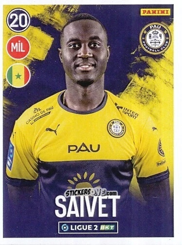 Figurina Henri Saivet - FOOT 2022-2023 Ligue 2
 n. 221 - Panini