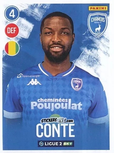 Figurina Ibrahima Conté - FOOT 2022-2023 Ligue 2
 n. 182 - Panini