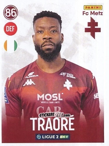 Cromo Ismaël Traoré - FOOT 2022-2023 Ligue 2
 n. 155 - Panini