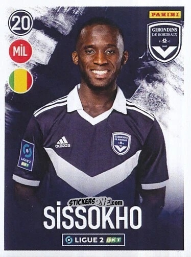 Cromo Issouf Sissokho - FOOT 2022-2023 Ligue 2
 n. 56 - Panini