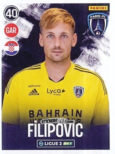 Cromo Ivan Filipović - FOOT 2022-2023 Ligue 2
 n. 196 - Panini