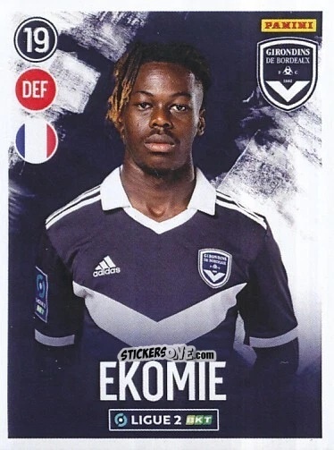 Sticker Jacques Ekomié - FOOT 2022-2023 Ligue 2
 n. 48 - Panini