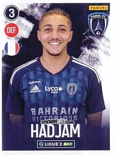 Cromo Jaouen Hadjam - FOOT 2022-2023 Ligue 2
 n. 200 - Panini
