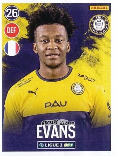 Figurina Jean Lambert Evan's - FOOT 2022-2023 Ligue 2
 n. 213 - Panini