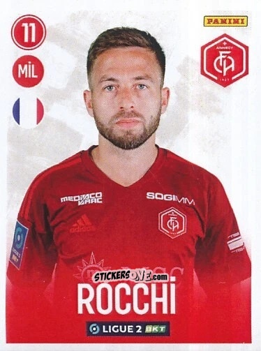 Figurina Jean-Jacques Rocchi - FOOT 2022-2023 Ligue 2
 n. 26 - Panini