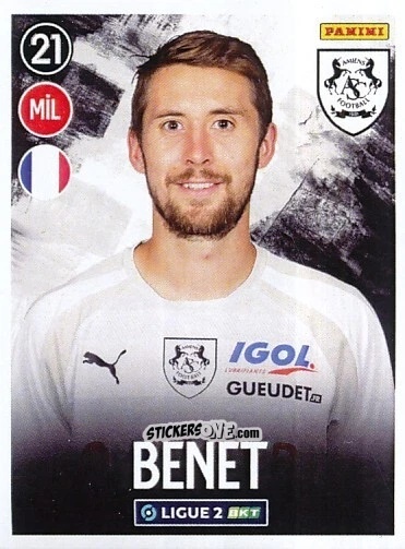 Figurina Jessy Benet - FOOT 2022-2023 Ligue 2
 n. 7 - Panini