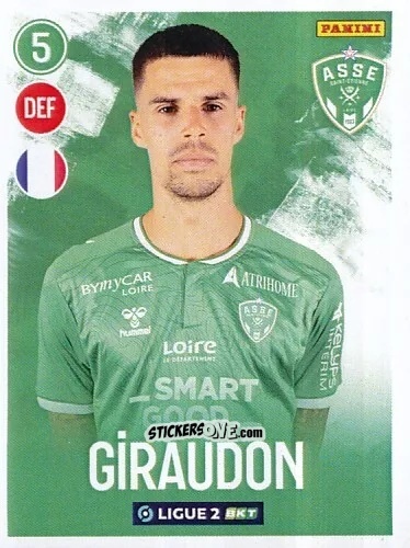 Cromo Jimmy Giraudon - FOOT 2022-2023 Ligue 2
 n. 258 - Panini