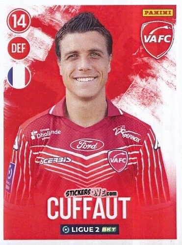 Cromo Joffrey Cuffaut - FOOT 2022-2023 Ligue 2
 n. 287 - Panini