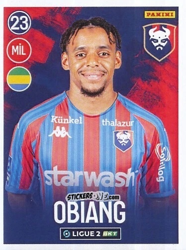 Cromo Johann Obiang - FOOT 2022-2023 Ligue 2
 n. 71 - Panini