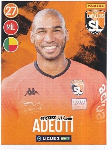 Figurina Jordan Adéoti - FOOT 2022-2023 Ligue 2
 n. 143 - Panini
