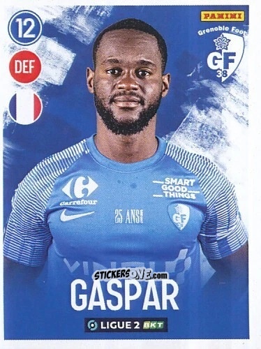 Sticker Jordy Gaspar - FOOT 2022-2023 Ligue 2
 n. 92 - Panini