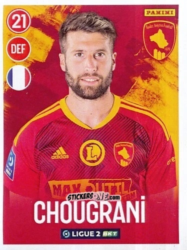 Cromo Joris Chougrani - FOOT 2022-2023 Ligue 2
 n. 243 - Panini