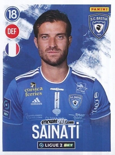 Figurina Joris Sainati - FOOT 2022-2023 Ligue 2
 n. 35 - Panini