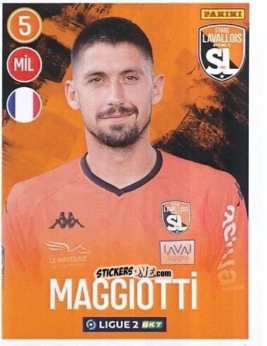 Figurina Julien Maggiotti - FOOT 2022-2023 Ligue 2
 n. 146 - Panini