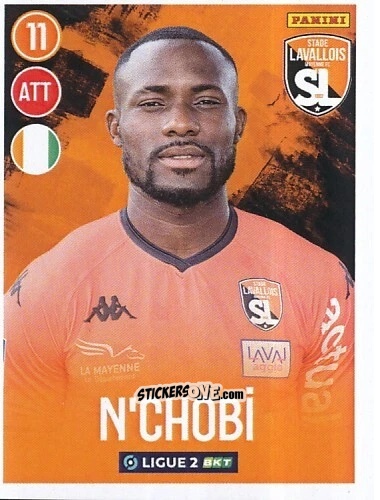 Figurina Kader N'Chobi - FOOT 2022-2023 Ligue 2
 n. 149 - Panini