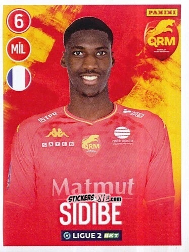 Sticker Kalidou Sidibé - FOOT 2022-2023 Ligue 2
 n. 237 - Panini