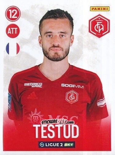 Cromo Kévin Testud - FOOT 2022-2023 Ligue 2
 n. 30 - Panini
