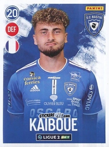 Figurina Kylian Kaïboué - FOOT 2022-2023 Ligue 2
 n. 32 - Panini