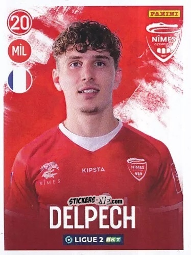 Figurina Léon Delpech - FOOT 2022-2023 Ligue 2
 n. 173 - Panini