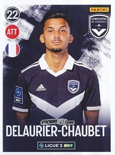 Cromo Logan Delaurier-Chaubet - FOOT 2022-2023 Ligue 2
 n. 58 - Panini