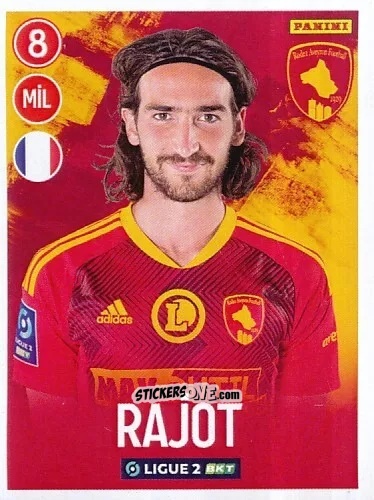 Figurina Lorenzo Rajot - FOOT 2022-2023 Ligue 2
 n. 250 - Panini
