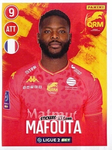 Sticker Louis Mafouta - FOOT 2022-2023 Ligue 2
 n. 239 - Panini