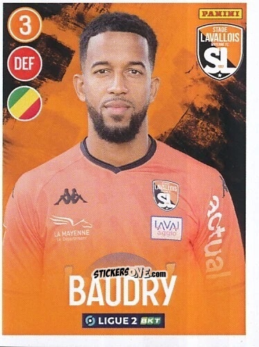 Sticker Marvin Baudry - FOOT 2022-2023 Ligue 2
 n. 138 - Panini