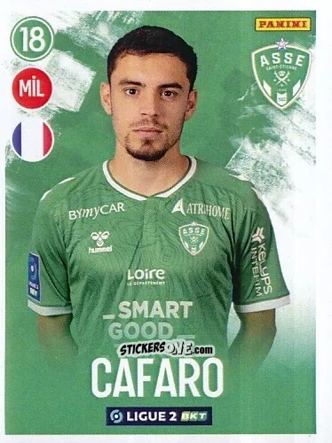 Cromo Mathieu Cafaro - FOOT 2022-2023 Ligue 2
 n. 263 - Panini