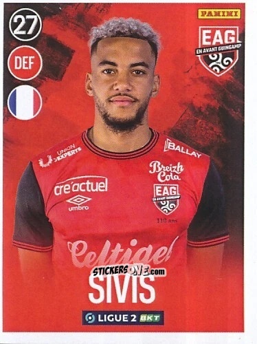 Figurina Maxime Sivis - FOOT 2022-2023 Ligue 2
 n. 112 - Panini