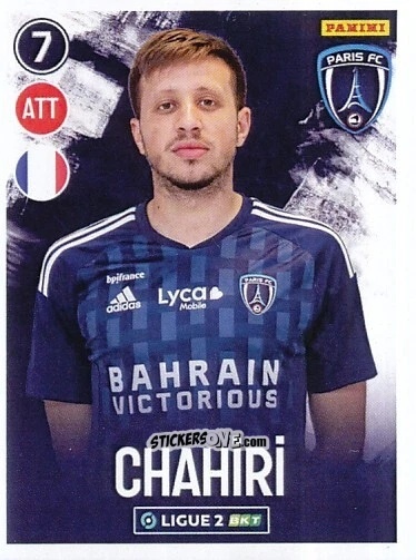 Cromo Mehdi Chahiri - FOOT 2022-2023 Ligue 2
 n. 207 - Panini