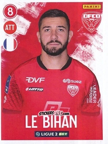 Figurina Mickaël Le Bihan - FOOT 2022-2023 Ligue 2
 n. 88 - Panini