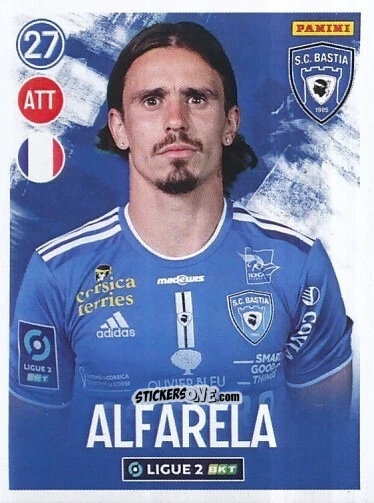 Figurina Migouel Alfarela - FOOT 2022-2023 Ligue 2
 n. 43 - Panini
