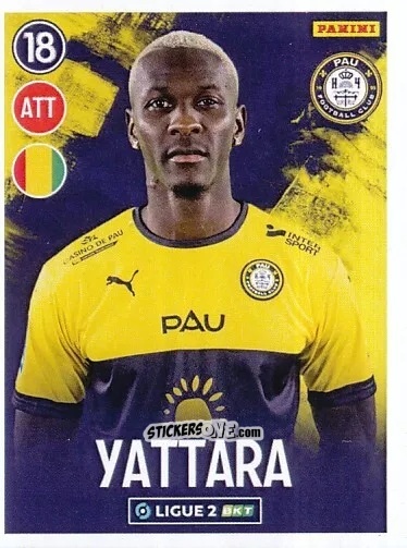 Sticker Mohamed Yattara - FOOT 2022-2023 Ligue 2
 n. 225 - Panini