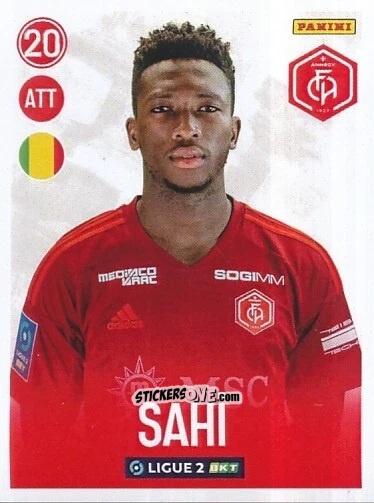 Figurina Moïse Sahi Dion - FOOT 2022-2023 Ligue 2
 n. 28 - Panini