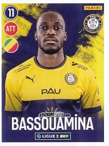 Figurina Mons Bassouamina - FOOT 2022-2023 Ligue 2
 n. 223 - Panini
