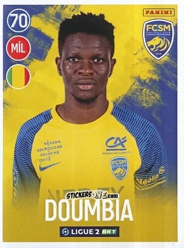 Figurina Moussa Doumbia - FOOT 2022-2023 Ligue 2
 n. 277 - Panini
