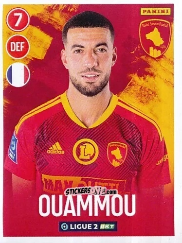 Figurina Nassim Ouammou - FOOT 2022-2023 Ligue 2
 n. 245 - Panini
