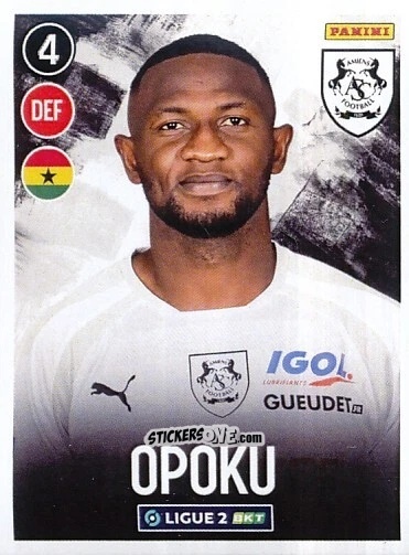 Sticker Nicholas Opoku - FOOT 2022-2023 Ligue 2
 n. 5 - Panini
