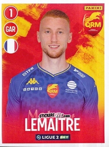 Cromo Nicolas Lemaître - FOOT 2022-2023 Ligue 2
 n. 226 - Panini