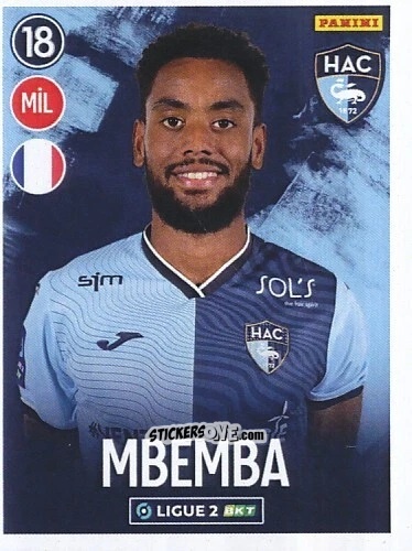 Cromo Nolan Mbemba - FOOT 2022-2023 Ligue 2
 n. 129 - Panini