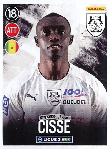 Cromo Papiss Cissé - FOOT 2022-2023 Ligue 2
 n. 14 - Panini